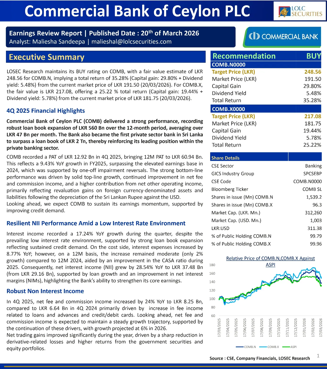 Commercial Bank Earnings Review 4Q 2025